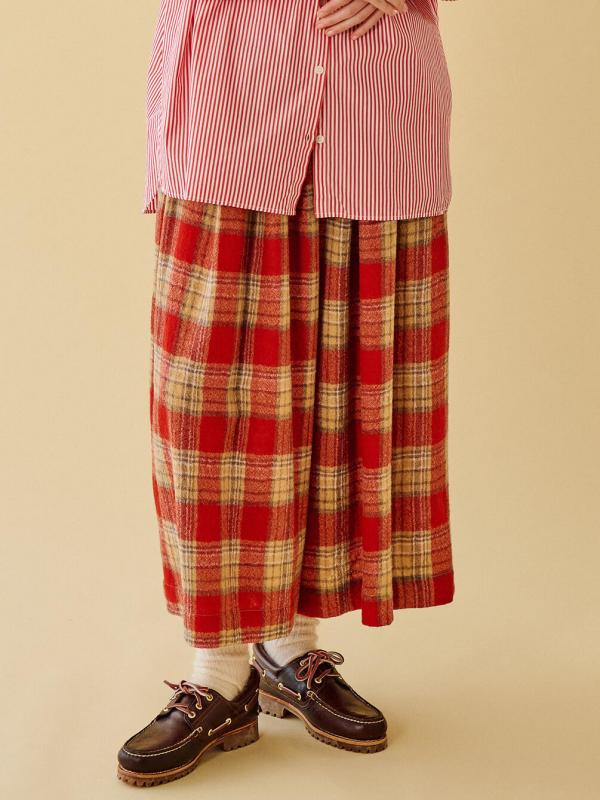 GALLEGO DESPORTES | ウール エラスティックキュロットパンツ WOMEN