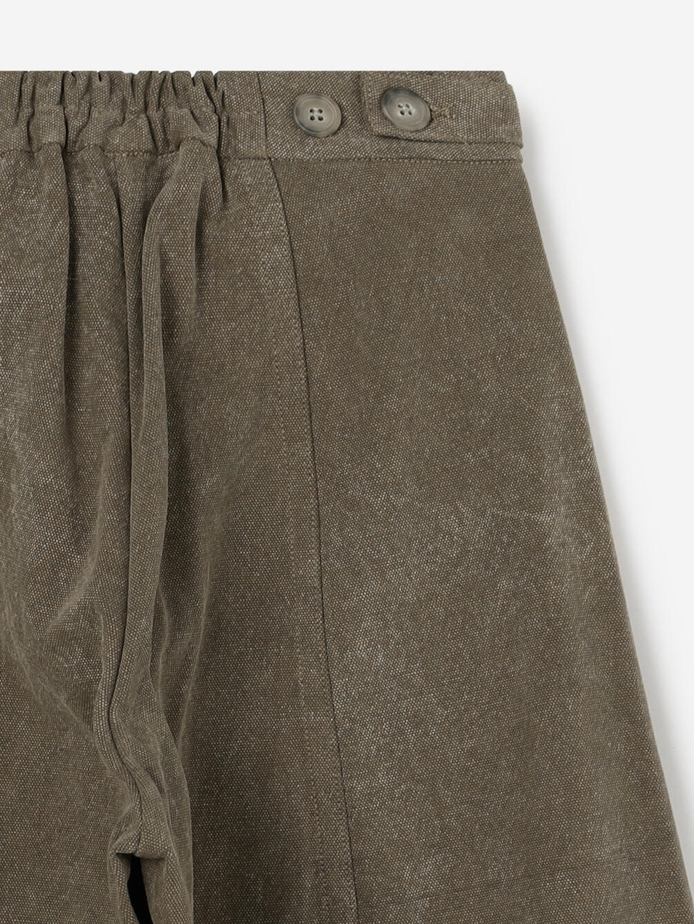 LAUREN MANOOGIAN | コットンキャンバス カーブパンツ WOMEN