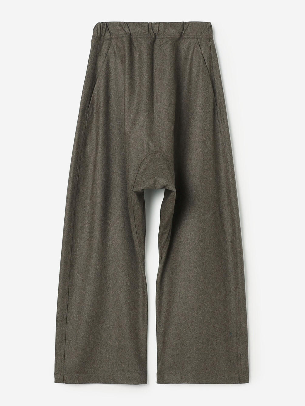 SOFIE D'HOORE | ウールフランネル ワイドイージーパンツ WOMEN