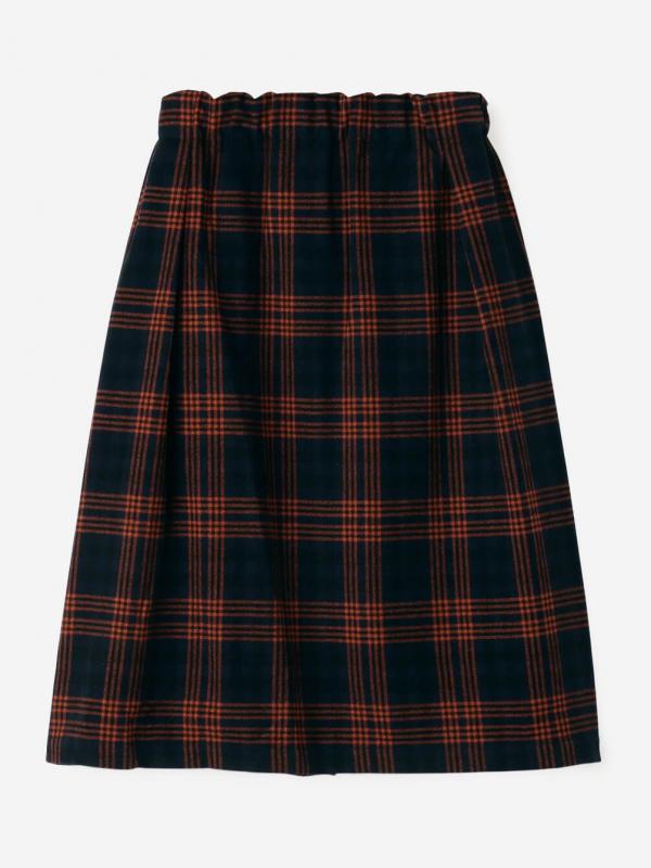 GALLEGO DESPORTES | ウールナイロン エラスティックスカート WOMEN