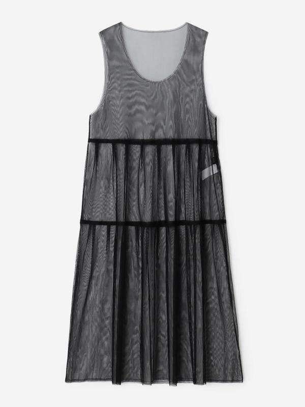 eunoia | レイヤードメッシュワンピース WOMEN