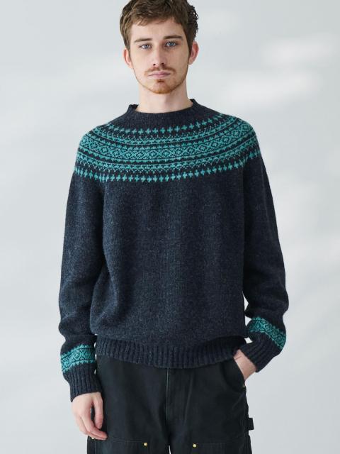 MORRIS & SONS |  ジーロンラム ノルディックセーター MEN