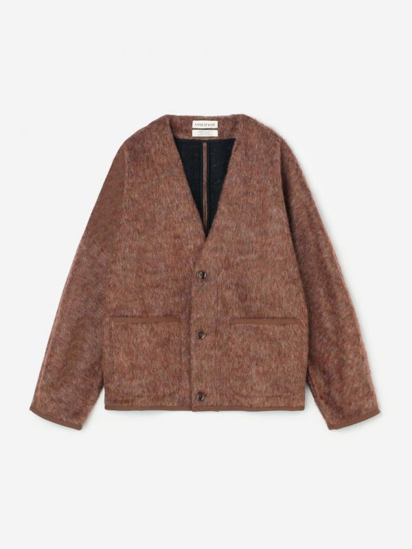 A KIND OF GUISE | ウール Vネックカーディガン MEN
