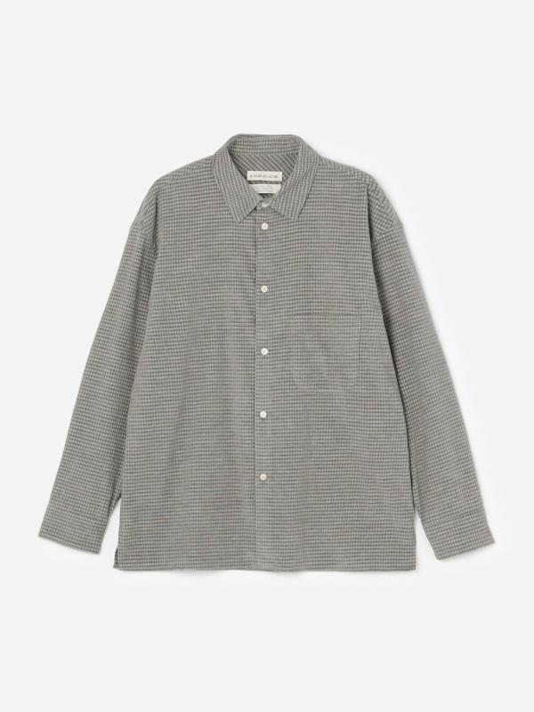 A KIND OF GUISE | コットンコーデュロイ チェックシャツ MEN
