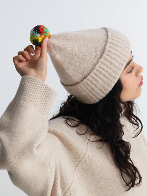 Jo Gordon | ウール ポンポンニット帽 UNISEX
