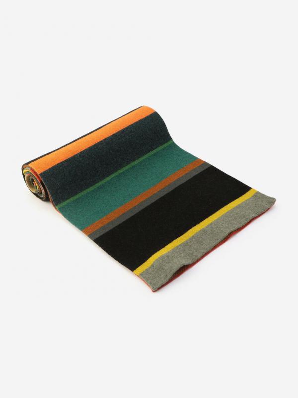 Jo Gordon | ウール マルチカラーストライプ 大判マフラー UNISEX