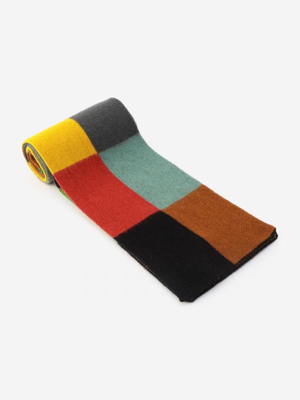 Jo Gordon | ウール マルチカラーブロックマフラー UNISEX