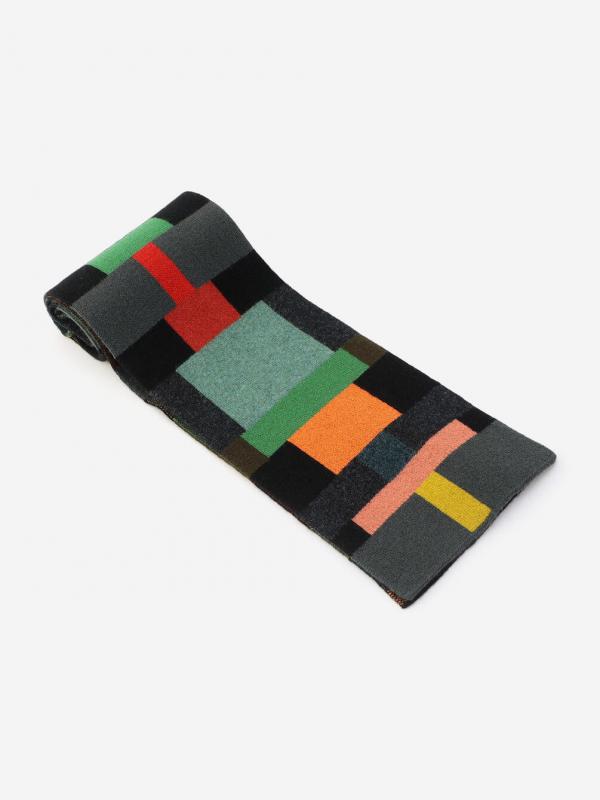 Jo Gordon | ウール マルチカラーブロック マフラー UNISEX