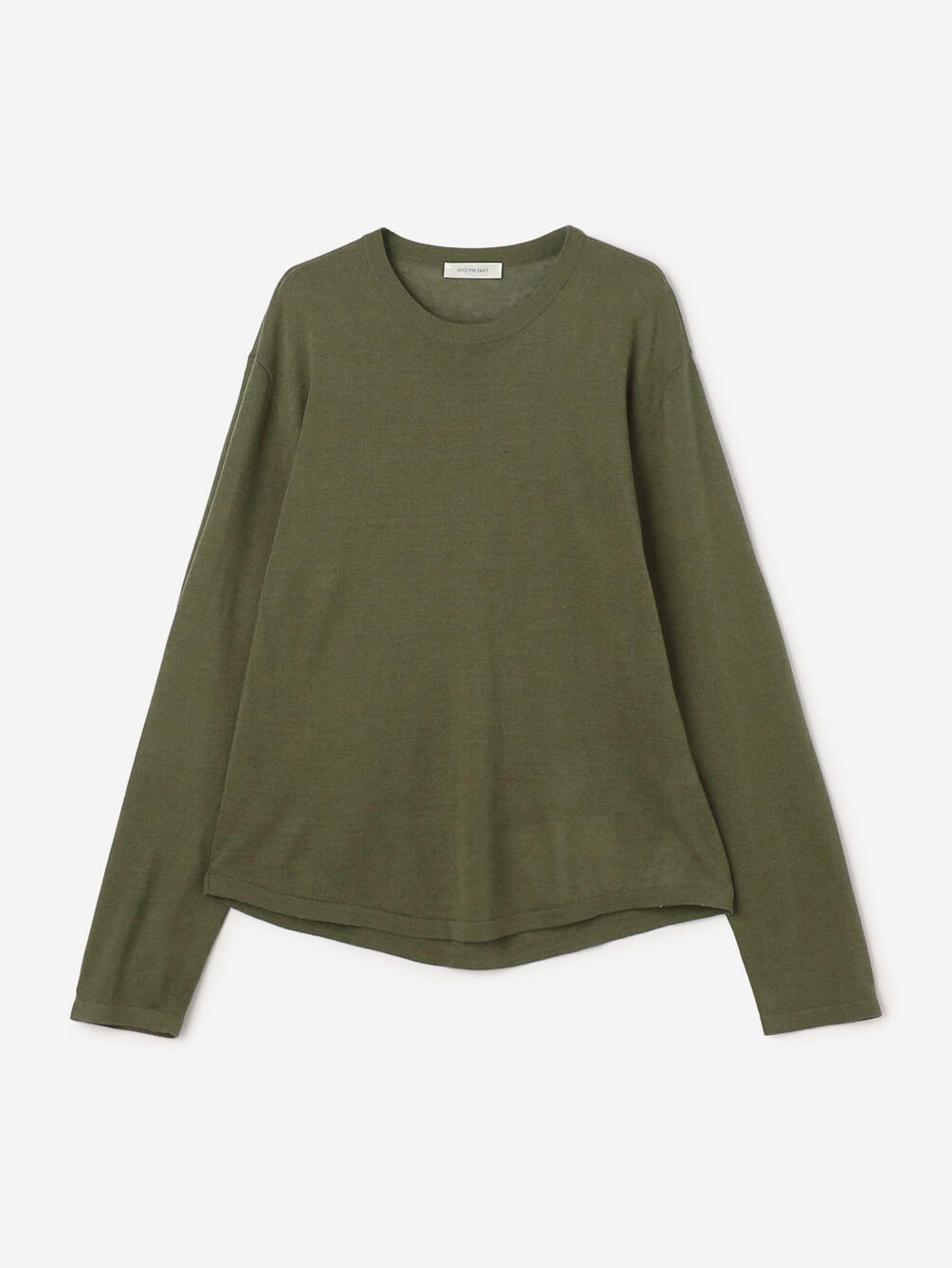 INTO THE EAST｜クルーネック 長袖ニット WOMEN