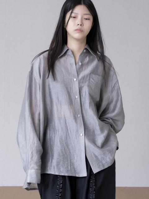eunoia | シアー オーバーサイズシャツ WOMEN