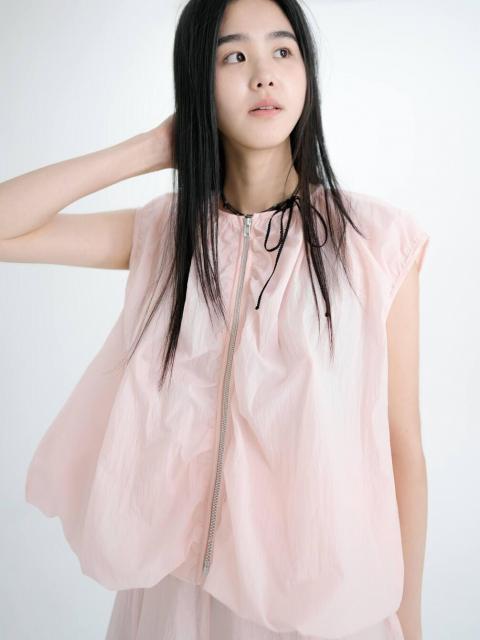eunoia | ナイロン ジップベスト WOMEN