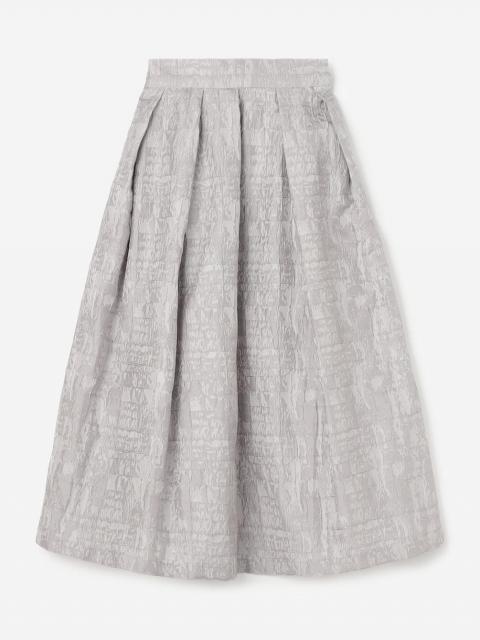 eunoia | ジャガード タックスカート WOMEN