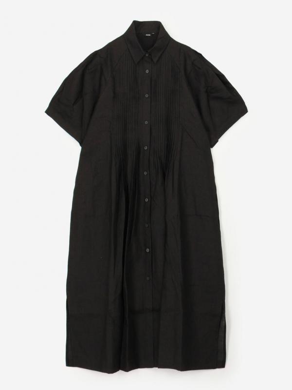 eunoia | リネン ピンタック半袖ワンピース WOMEN
