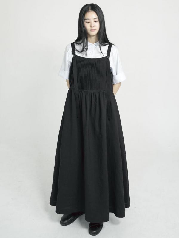 eunoia | ピンタック ロングワンピース WOMEN