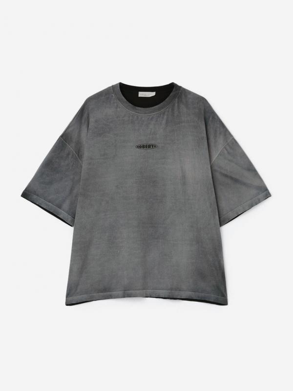 roberto collina | コットン 半袖ロゴTシャツ MEN