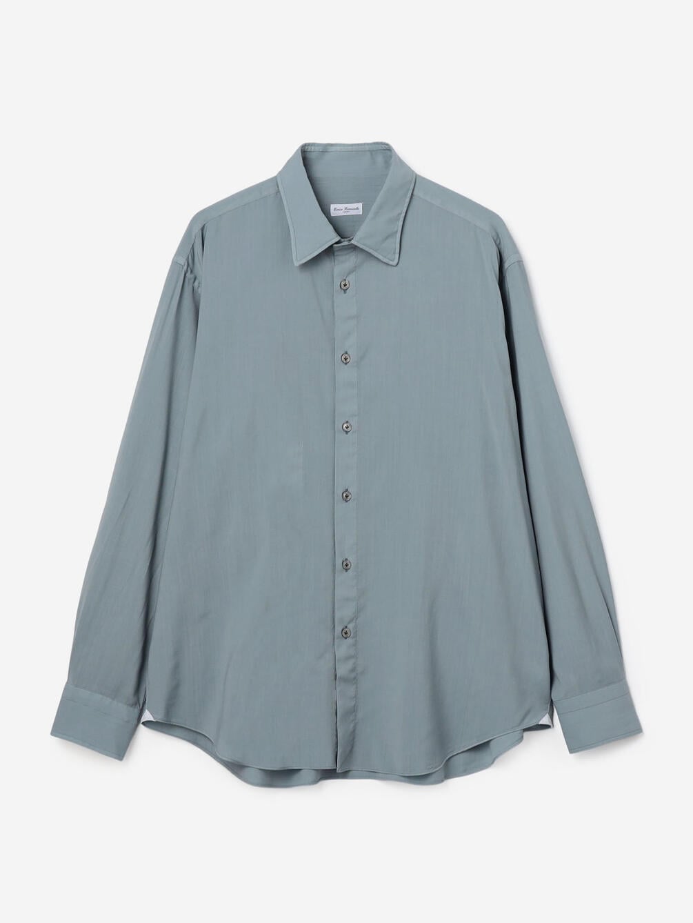 Errico Formicola | サマーウール ドレスシャツ BLUE MEN