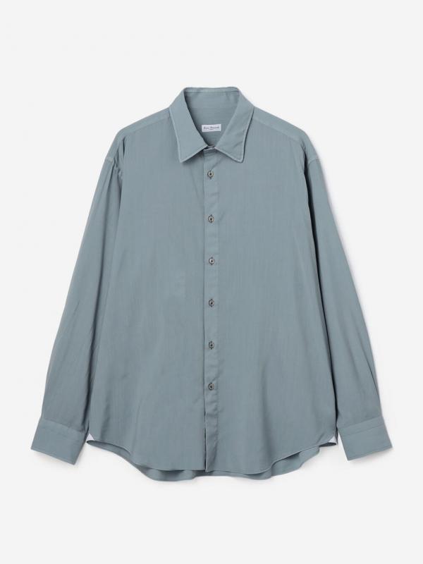 Errico Formicola | サマーウール ドレスシャツ BLUE MEN