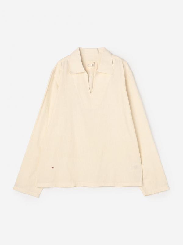 KARDO | スキッパーカラー 長袖シャツ MEN