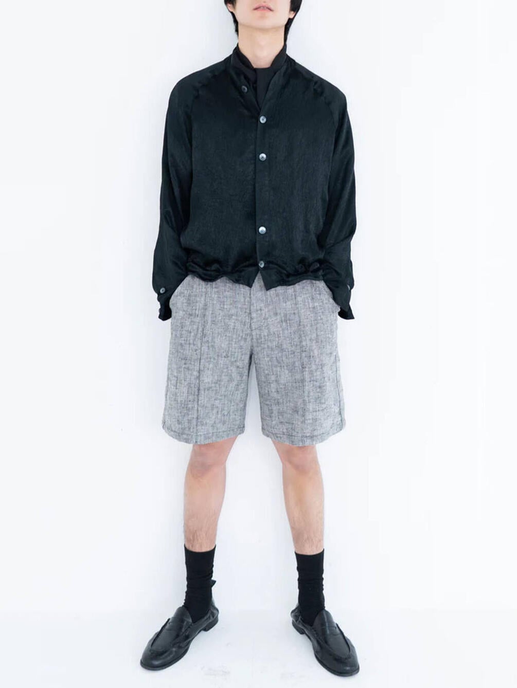 eunoia| ヘリンボーン ショートパンツ MEN