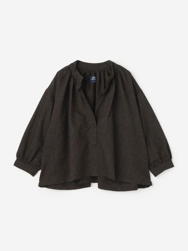 GALLEGO DESPORTES | ウールポリエステル ギャザーブラウス WOMEN