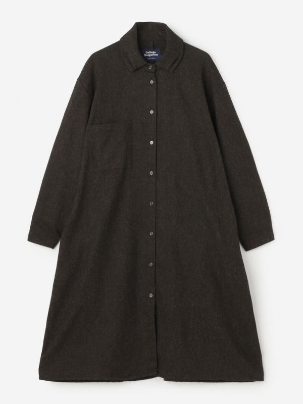 GALLEGO DESPORTES | 〈別注〉ウールポリエステル シャツドレス WOMEN