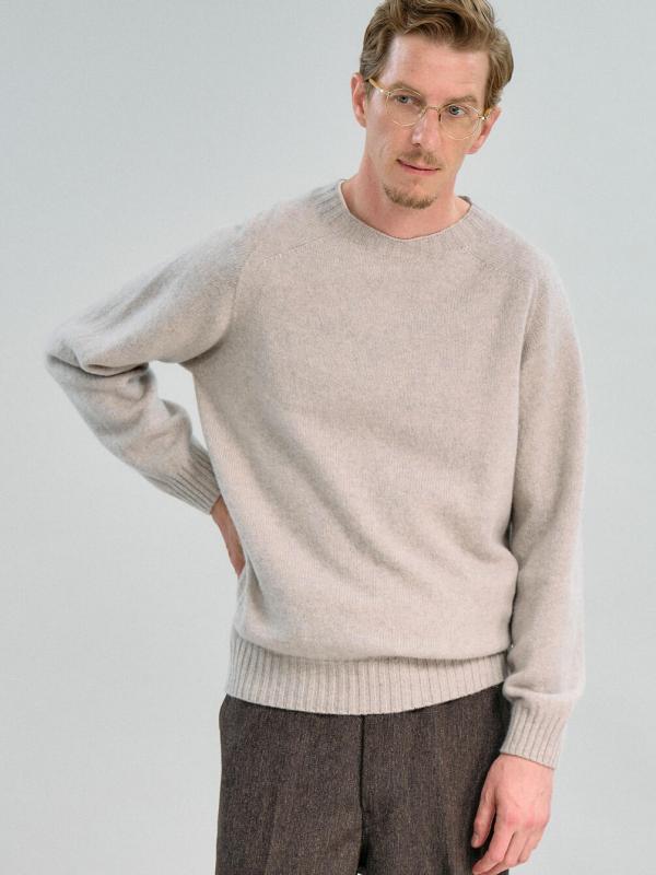 MORRIS & SONS | ジーロンラム クルーネックニット MEN