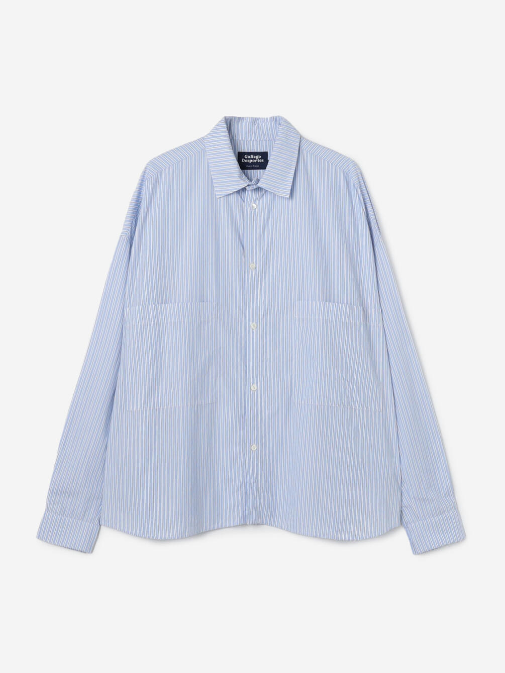 GALLEGO DESPORTES | 〈別注〉コットンポプリン 長袖シャツ STRIPE MEN