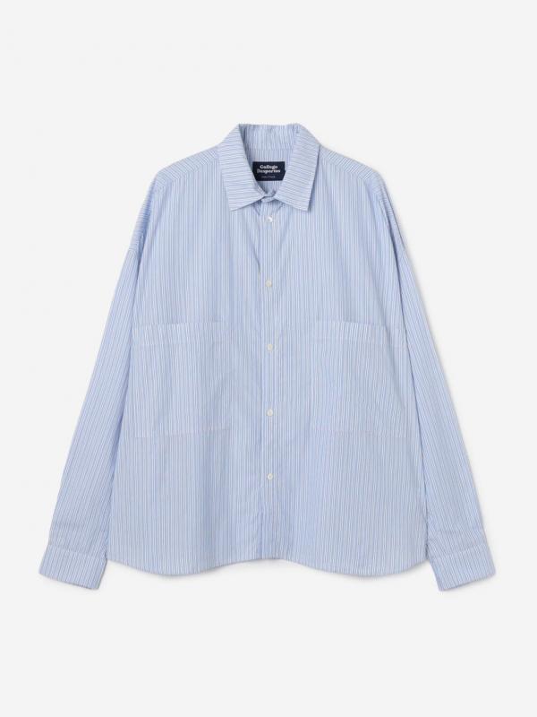 GALLEGO DESPORTES | 〈別注〉コットンポプリン 長袖シャツ STRIPE MEN