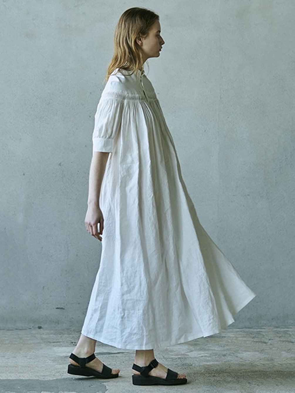 Scye 別注 リネンピンタックワンピース Women Scye 別注 リネンピンタックワンピース Women