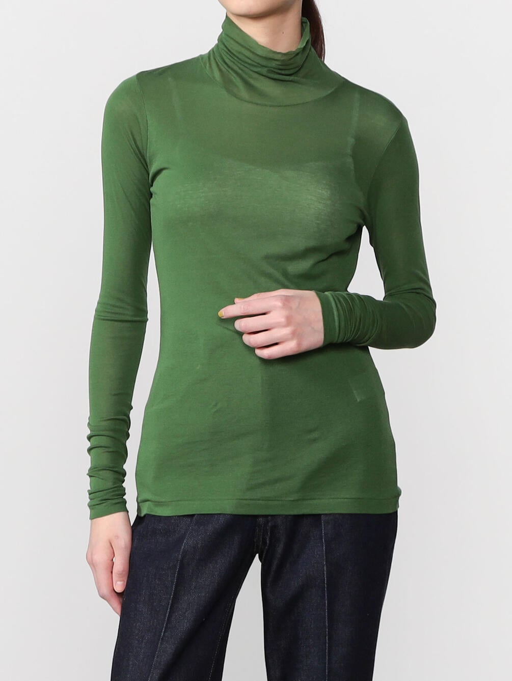 オーラリー Giza Rib Turtle Neck Top リブニット カットソー タートルネック 長袖 Ron Herman別注 1 黄 イエロー A21AT02RH /KO 美品 オーラリー ロンハーマン Giza Rib Turtle Neck Top - メルカリ