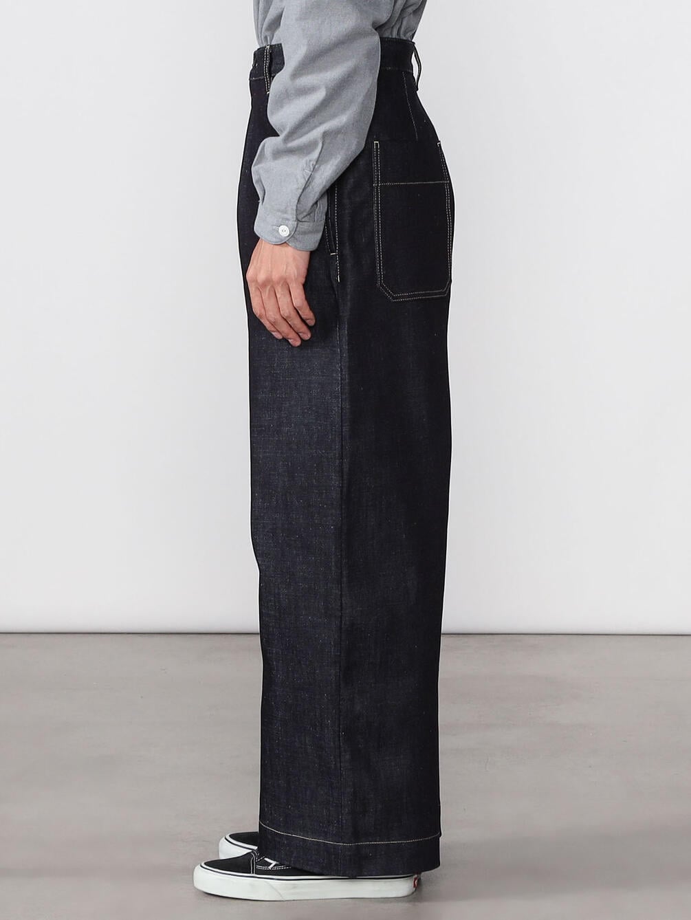 STUDIO NICHOLSON | デニムワイドパンツ MEN