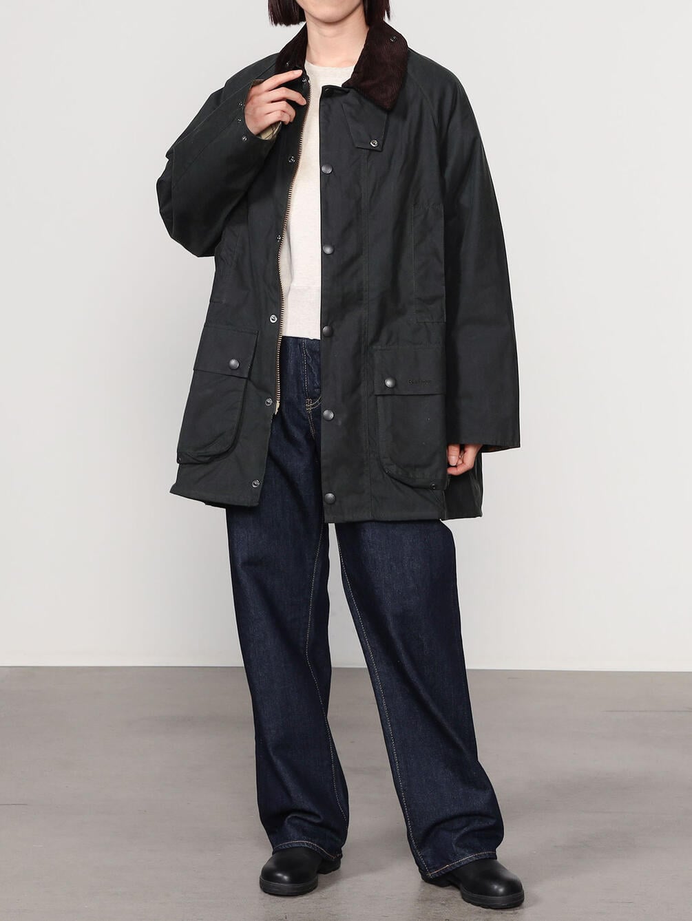 Barbour / BEAUFORT オイルド ジャケット Barbour Classic Beaufort Jacket in Olive - Murray's Toggery Shop