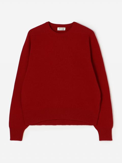 Glenmac | 〈別注〉ジーロンラム クルーネックサドルニット WOMEN