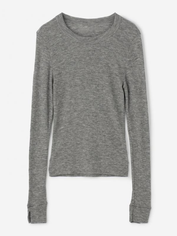 MALU | カシミヤ クルーネック インナーニット WOMEN