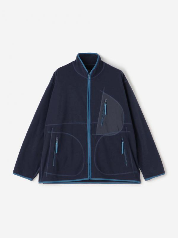 PORTER CLASSIC | FLEECE ZIP UP JACKET MEN