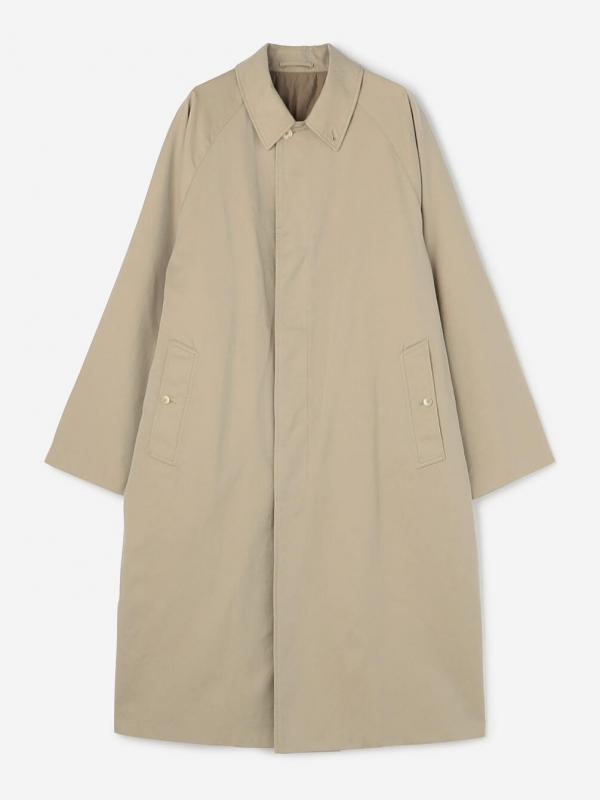 COMOLI | コットンギャバ バルカラーコート MEN