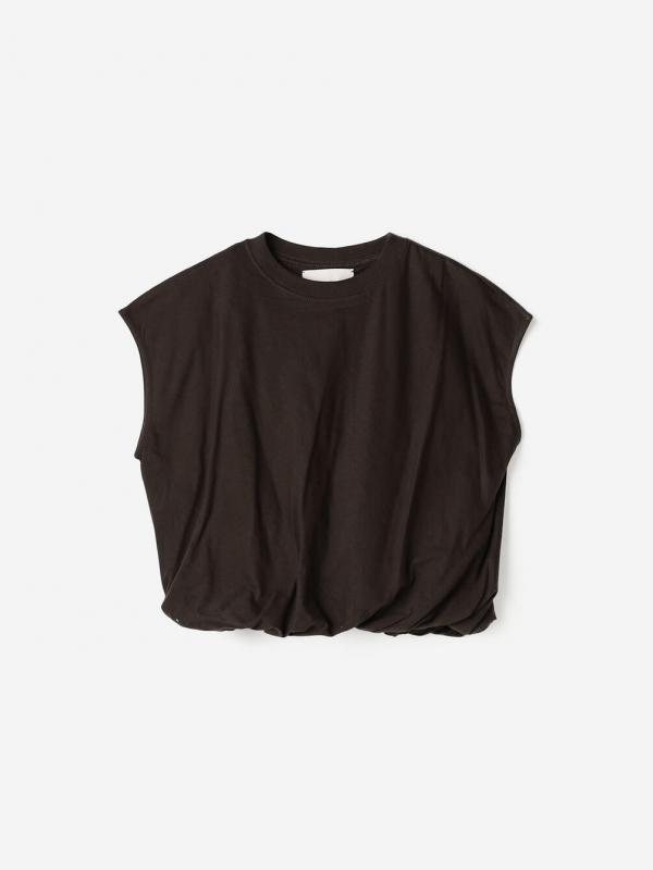 tシャツ LAフラワーP天竺　BバルーンＴ レディース メンズ フラワーバルーンスリープTOPS（Tシャツ/カットソー）｜DONOBAN
