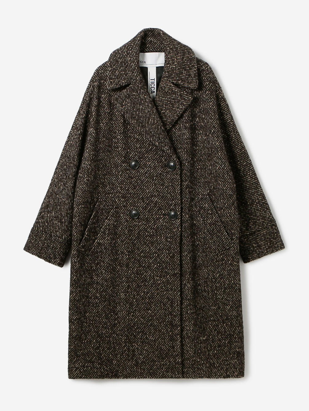 ORCIVAL ウールチェックバルマカーンコート Bshop｜ORCIVAL |<別注>ウールチェック バルマカーンコート MEN