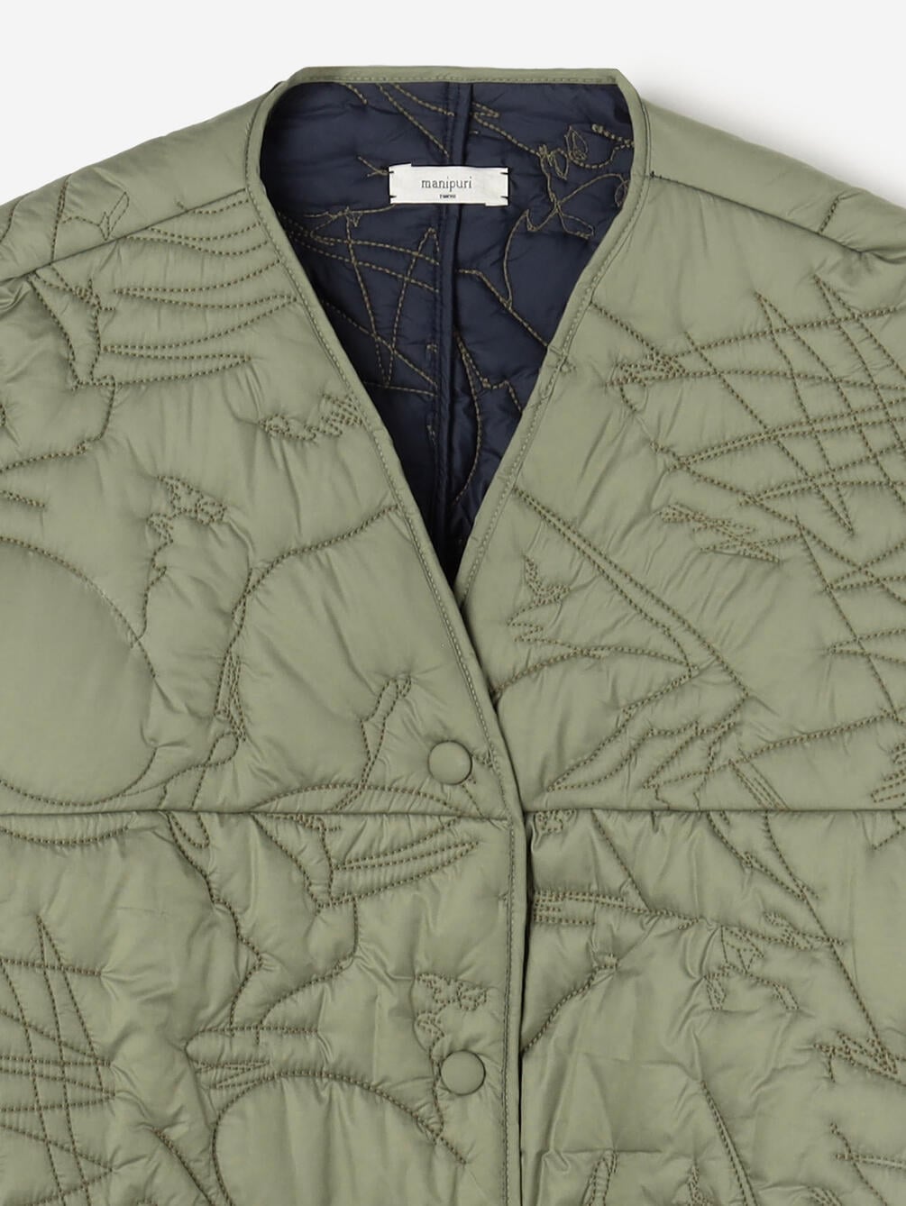 manipuri | リバーシブル キルティングジャケット WOMEN