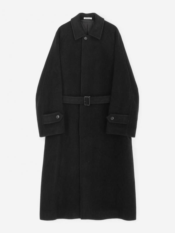 AURALEE | SUPER FINE WOOL MOSSER SOUTIEN COLLAR COAT WOMEN
