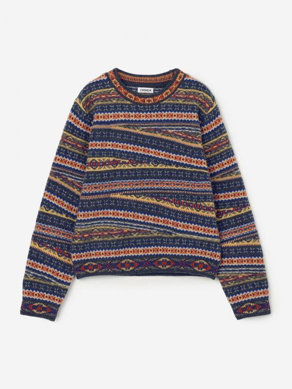 COOHEM | クレイジーフェアアイル ニットプルオーバー WOMEN