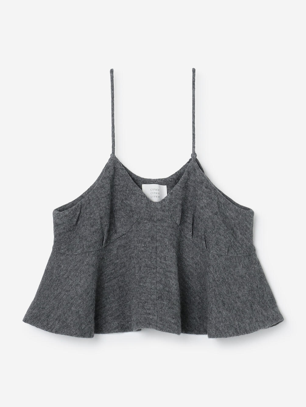 crinkle crinkle crinkle | ウールミックス ランジェリーキャミソール WOMEN