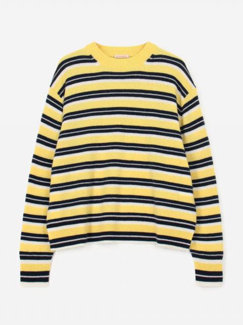 RYE TENDER | 〈別注〉マルチボーダー 長袖 クルーネックニット WOMEN