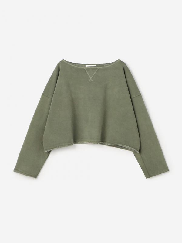 INSCRIRE | ショート スウェットプルオーバー WOMEN