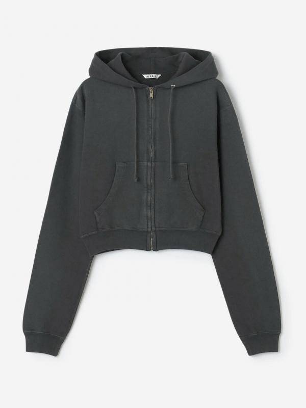 $ B1ARCHIVE ブラックパーカー フーディー B1ARCHIVE/ビーワンアーカイヴ / SHORT HOODIE BLACK II(M Black