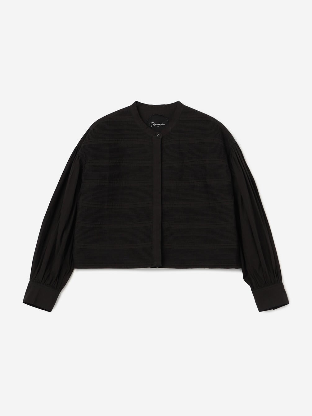 Pheeta | バンドカラー クロップドシャツ Trinity WOMEN