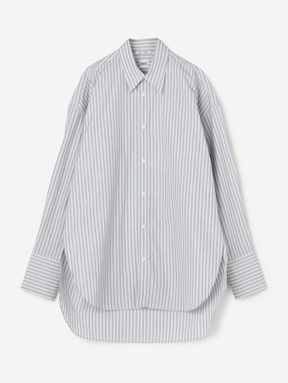 BOWTE | ITALIAN MULTI STRIPES BIG SILHOUETTE SHIRTS WOMEN