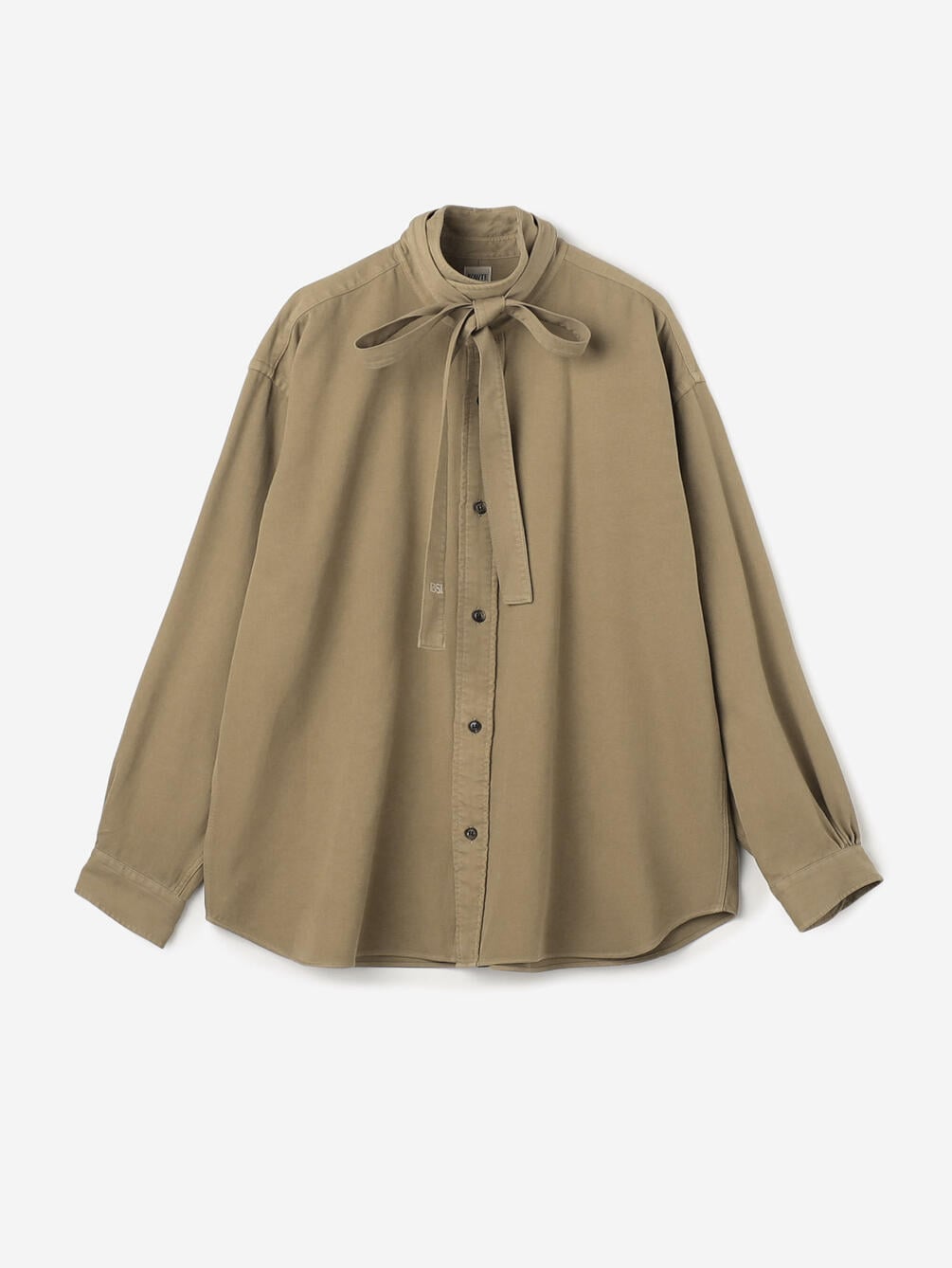 BOWTE | FINE COUNT COTTON PIECE DYE BOWTIE SHIRT WOMEN