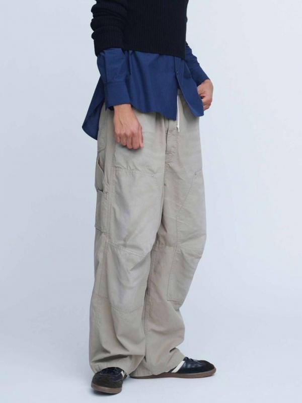 INSCRIRE | コットンダック ダブルニーパンツ WOMEN