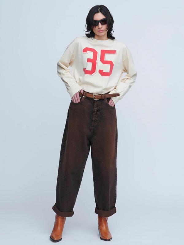 INSCRIRE | 5ポケット バギーデニム WOMEN